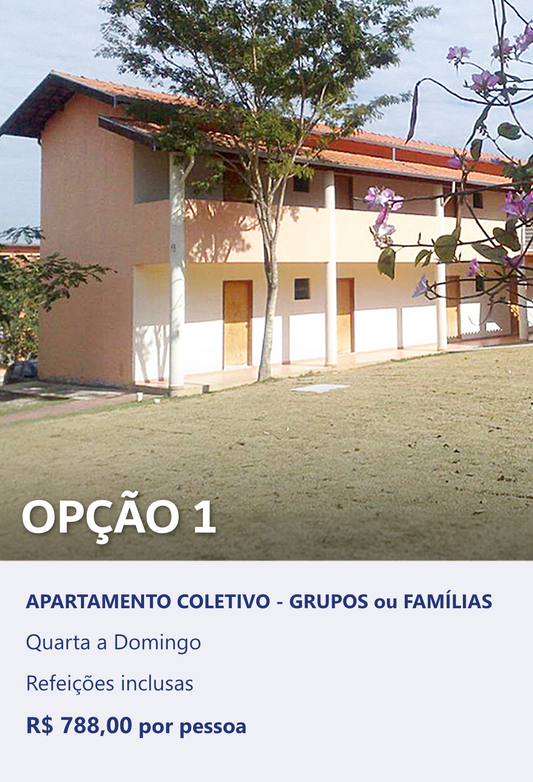 OPCIÓN 01 - APARTAMENTO COLECTIVO para GRUPOS/FAMILIAS