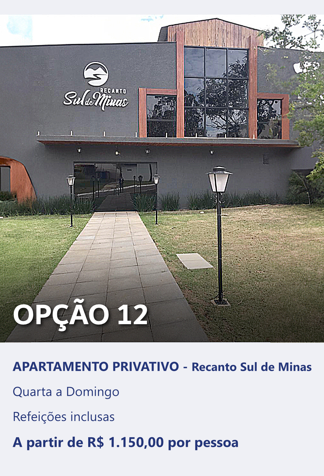 OPTION 12 - PRIVATE APARTMENT - Recanto Sul de Minas